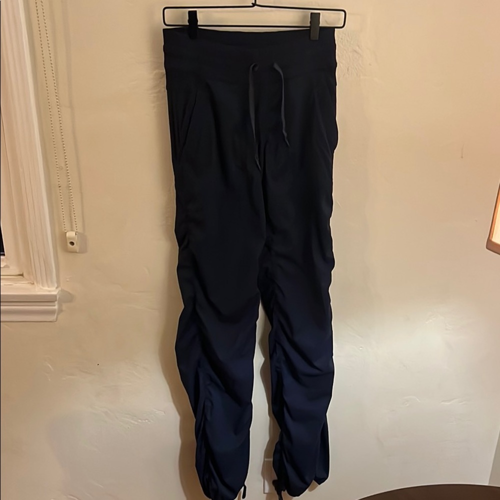Lululemon Athletica Drawstring Parachute Pants  Dark Blue size 4